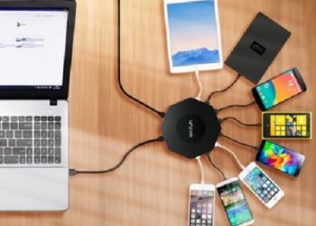 OctoFire может заряжать одновременно 8 устройств через USB 3.0