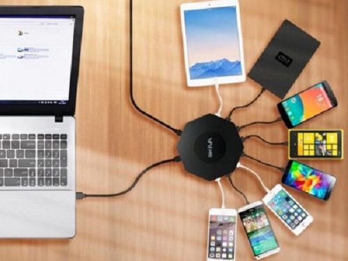 OctoFire может заряжать одновременно 8 устройств через USB 3.0