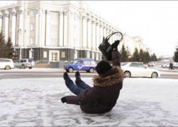 Как не травмироваться в гололёд