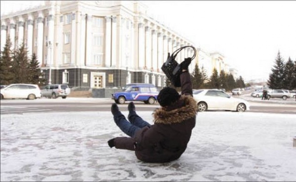 Как не травмироваться в гололёд