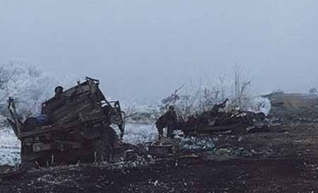 Группа украинских солдат попала в плен под Дебальцево