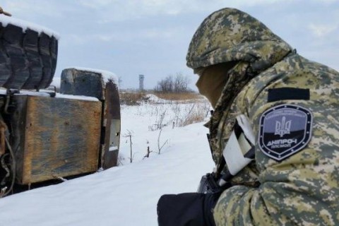 В результате обстрела был ранен боец «Днепра»