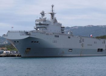 Латвия опять заметила военный корабль РФ около своих границ