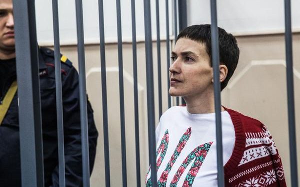 Савченко решила отказаться и от воды