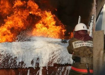 Виннице горел рынок «Привокзальный»