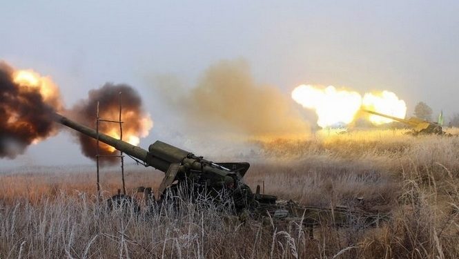 В районе Желобка артиллерия накрыла около 2 тысяч боевиков-азиатов