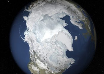 НАСА рассказало о рекордно малом максимальном значении площади ледяного покрова в Арктике