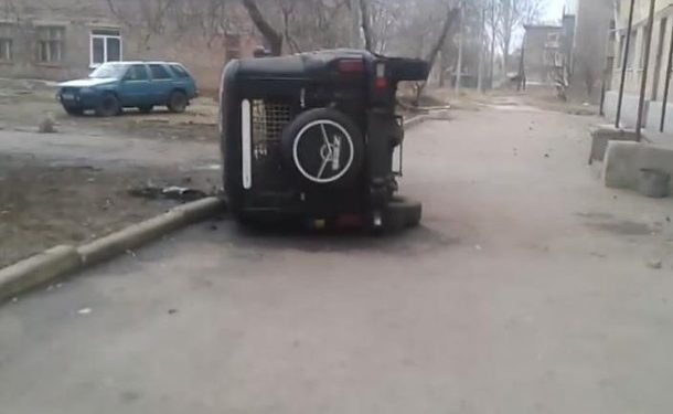 В Константиновке ночью сожгли несколько машин