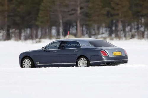 Bentley проводит тестирование длиннобазного Mulsanne