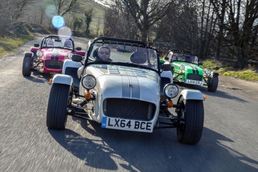 Британский производитель Caterham продемонстрировал новые модификации модели Seven