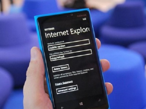 Не работает internet explorer в windows phone