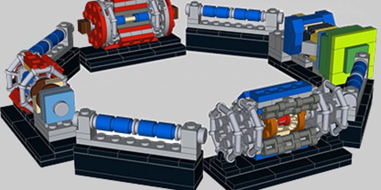 Аспирант построил из кубиков LEGO модель Большого адронного коллайдера