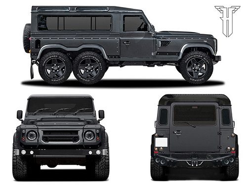 Land Rover Defender стал обладателем третьей ведущей оси