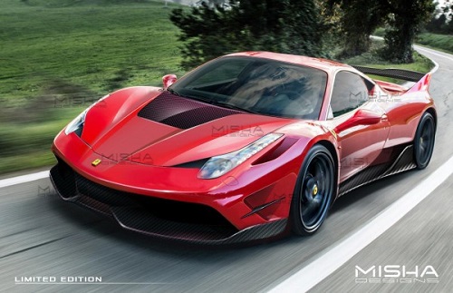 Misha Designs представили свой вариант Ferrari 458 Italia