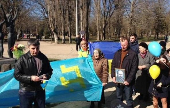 В Симферополе задержали участников митинга в память Т.Шевченко