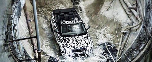Evoque Convertible проходил испытания в необычных условиях