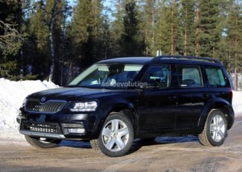 Комапния Skoda тестирует новый кроссовер Polar