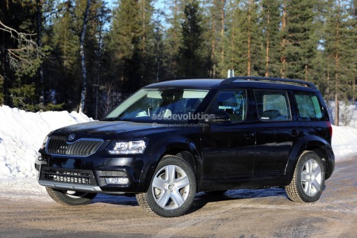 Комапния Skoda тестирует новый кроссовер Polar