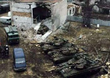Боевики прячут танки по жилым кварталам Донецка