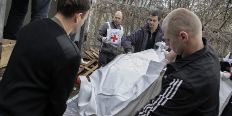 Боевики передали волонтерам тела 22 погибших украинских солдат