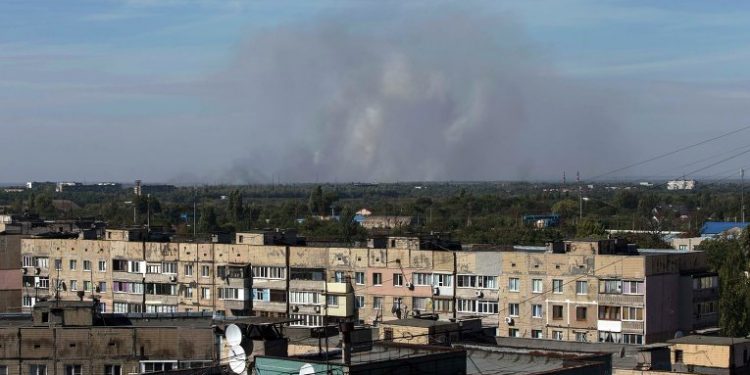 Жители Донецка сообщили о мощном взрыве