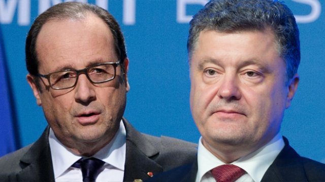 Порошенко встретится с Олландом на следующей недели