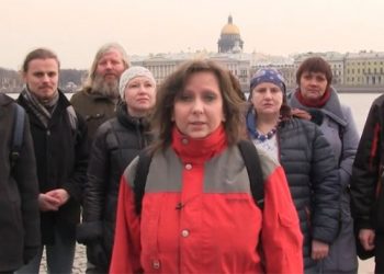 Жители Петербурга попросили прощение у украинцев за войну