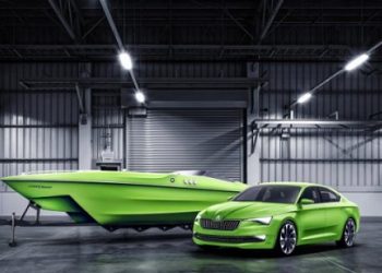 Skoda презентовала гибридную яхту VisionSea