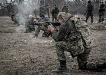 Разъяренные террористы обстреляли позиции «Азова» из танков и минометов