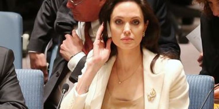 Анджелина Джоли «забыла» надеть белье на заседание ООН