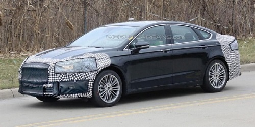 В сеть выложили первые шпионские фотографии обновленной модели Ford Fusion