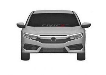 В сеть просочились патентные скетчи нового поколения Honda Civic Sedan и Coupe