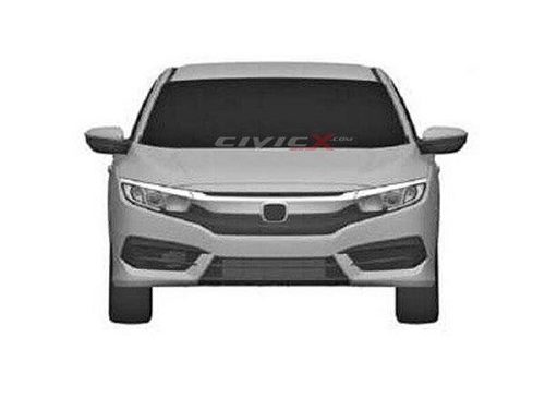 В сеть просочились патентные скетчи нового поколения Honda Civic Sedan и Coupe