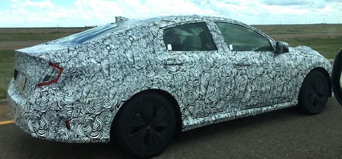В сеть попали фотографии нового седана Honda Civic