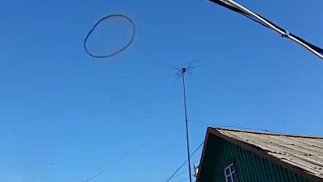 Житель Казахстана снял НЛО на видео