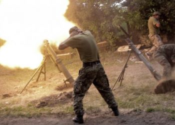 Террористы применили против украинских солдат миномет «Нона»