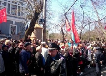 В Одессе возникла потасовка между противниками и сторонниками Майдана