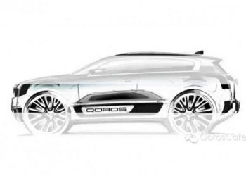 Qoros представила эскиз нового кроссовера