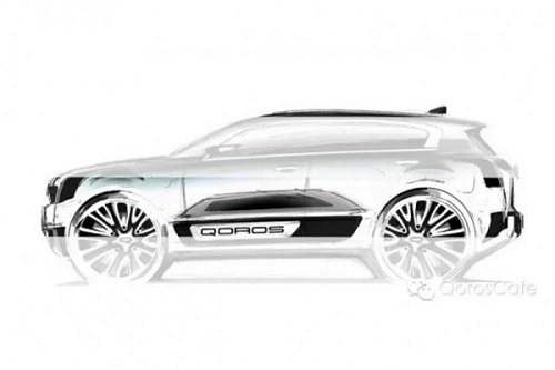 Qoros представила эскиз нового кроссовера
