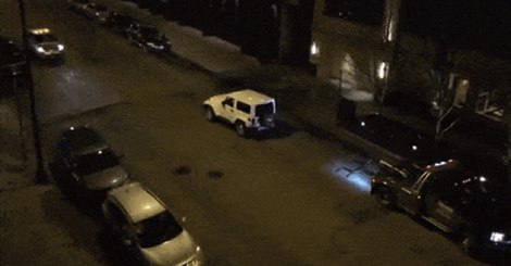 В сети появилось видео уникального побега от эвакуатора