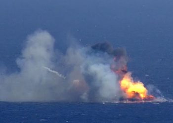Компания SpaceX показала видео аварии при посадке первой ступени Falcon 9