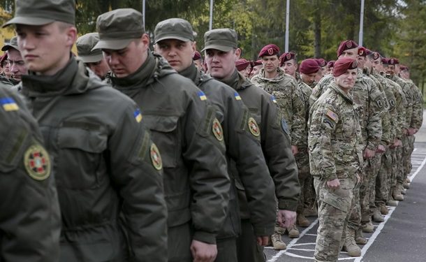 В сети появилось видео, как проходят американско-украинские учения