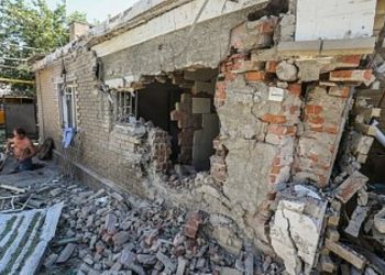 Грузинский доброволец показал, что осталось от Широкино после «работы боевиков»