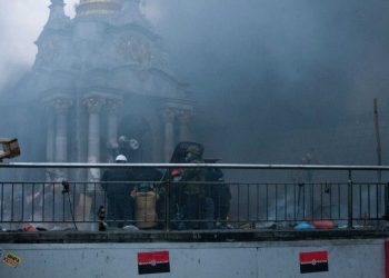 В Интернете опубликовали новые снимки расстрела на Институтской