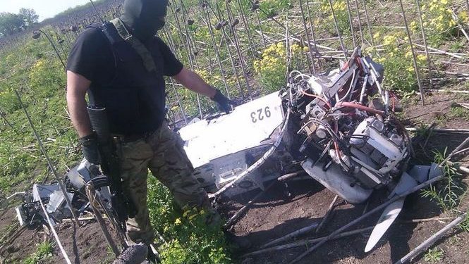 Защитники Украины сбили возле Авдеевки российский беспилотник