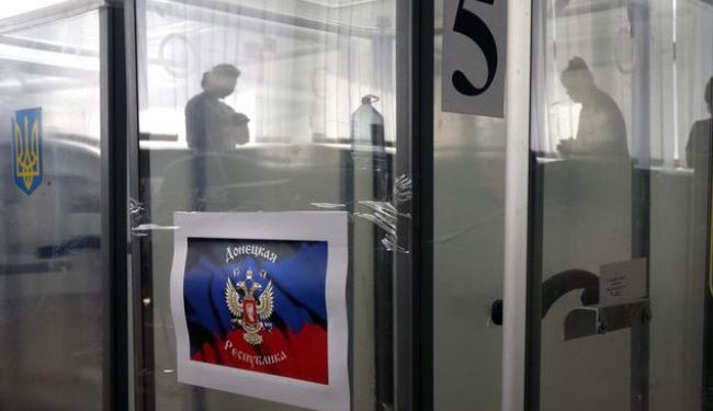 В Торез привезли бюллетени для «референдума» с отметками о присоединении к России