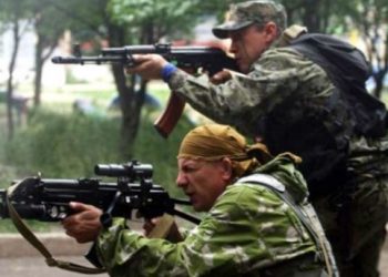 «Айдаровцы» сдерживают штурм боевиков в районе Трехизбенки