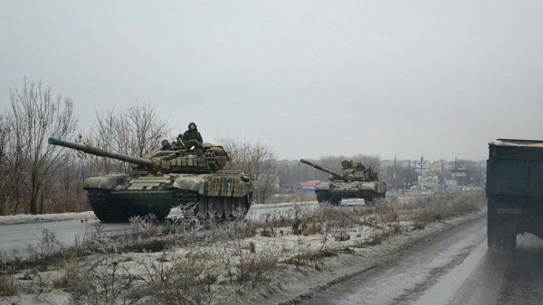Этой ночью террористы обстреляли позиции сил ВСУ из тяжелого оружия