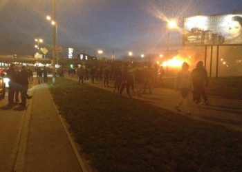 В Киеве на месте незаконной застройки потасовка: есть пострадавшие