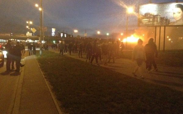 В Киеве на месте незаконной застройки потасовка: есть пострадавшие